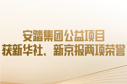 安踏集团公益项目获新华社、新京报两项荣誉