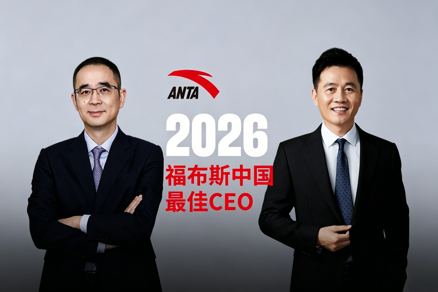 联袂登榜！安踏集团赖世贤、吴永华入选2026福布斯中国最佳CEO
